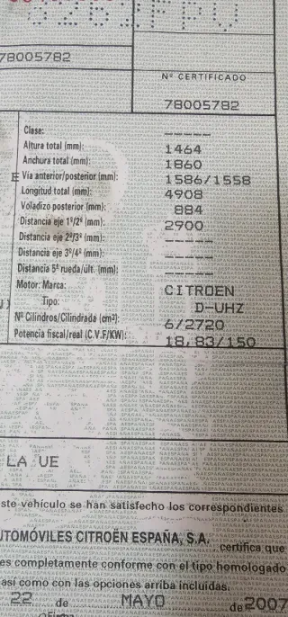 CITROEN COMPLETO PARA DESPIECE.