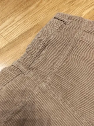 Pantalón pana marrón chica T.15-16