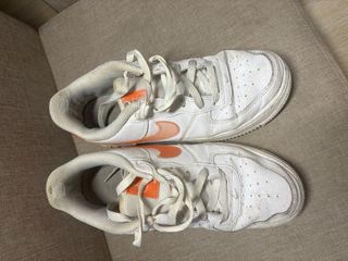Scarpe Nike Air Force 1 Bianche Arancio