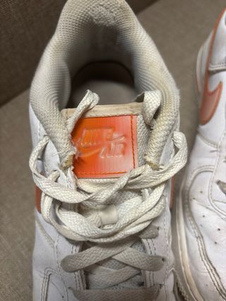 Scarpe Nike Air Force 1 Bianche Arancio
