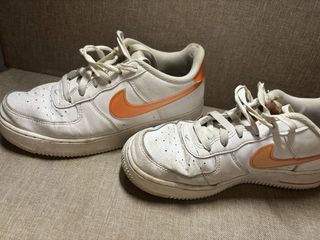 Scarpe Nike Air Force 1 Bianche Arancio