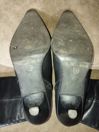 Botas altas de mujer negras