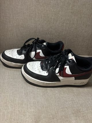 Scarpe Nike Air Force 1 - Nero, Rosso, Bianco