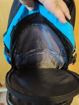 Mochila Escolar Fanspack Azul y Negra