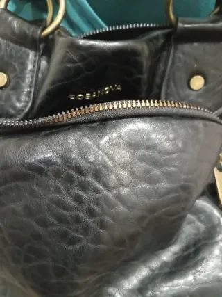 Bolso de mano bandolera negro