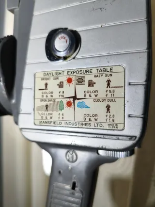 Cámara de video antigua Warfield Industries