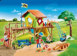 Playmobil Parque Infantil con Columpio