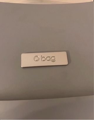 O bag pocket borsa in paglia con tracolla a catena