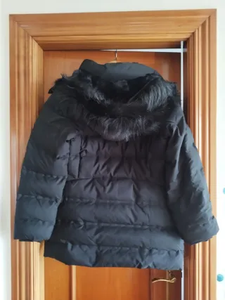 Plumífero Zara Negro Talla M Nuevo