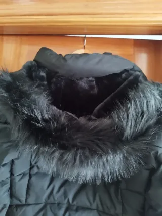 Plumífero Zara Negro Talla M Nuevo