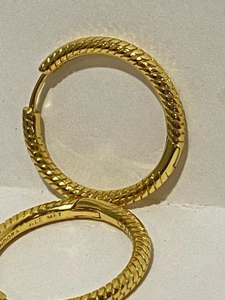 Pendientes Aro Pandora Dorados