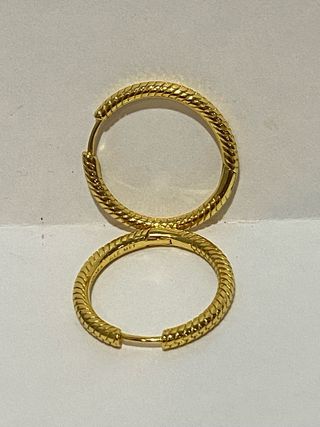 Pendientes Aro Pandora Dorados