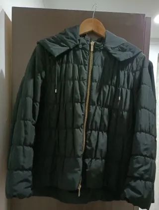 Chaquetón Purificación Garcia Negro/Verde