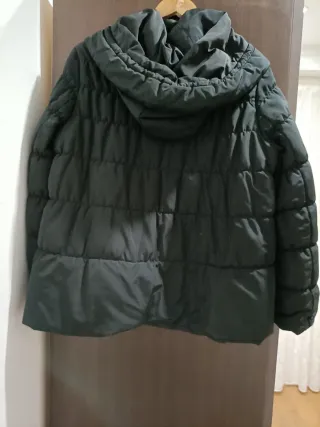 Chaquetón Purificación Garcia Negro/Verde