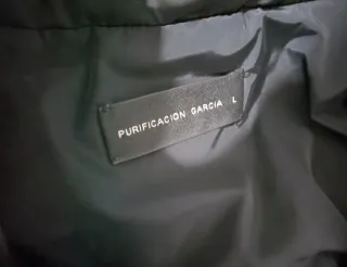 Chaquetón Purificación Garcia Negro/Verde