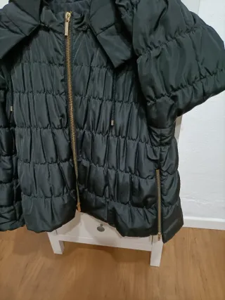 Chaquetón Purificación Garcia Negro/Verde