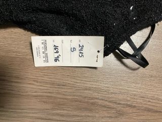 Vestido largo negro lentejuelas