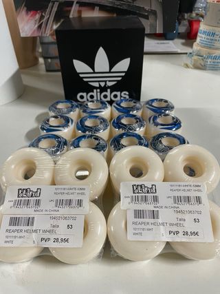 Lote 24 Ruedas Skate Blind 53mm 99a