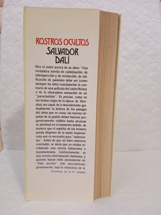 Rostros ocultos. Novela de Salvador Dalí