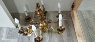 Lámpara de techo de bronce