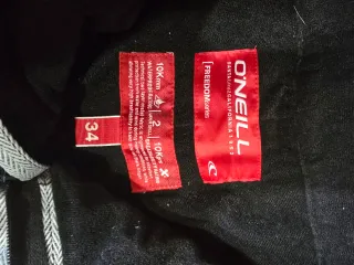 Pantalón de esquí O'Neill Talla 34. Waterprof