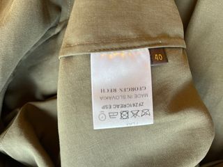 Vestido camisero cruzado verde Marca George Rech