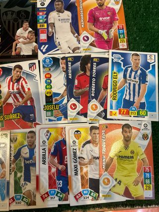 Lote cartas fútbol Adrenalyn LaLiga