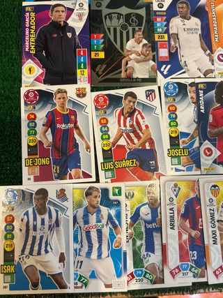 Lote cartas fútbol Adrenalyn LaLiga