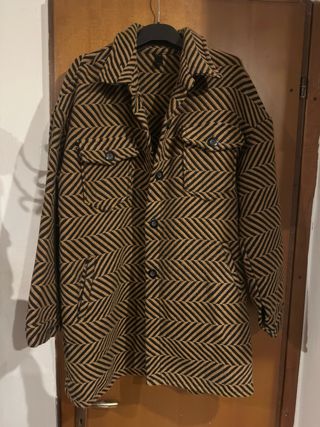 Cappotto fantasia chevron