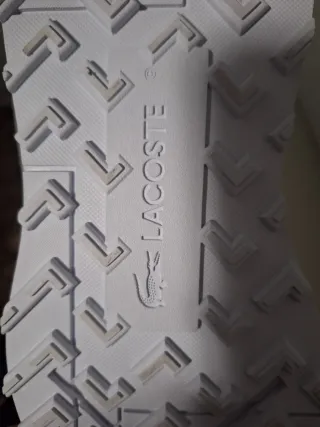 Zapatillas Lacoste Hombre T43 Blancas