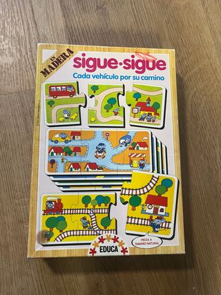 Puzzle Educa Sigue Sigue Madera