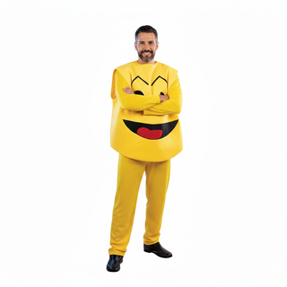 Disfraz Emoji Guiño Talla XL - Traje amarillo