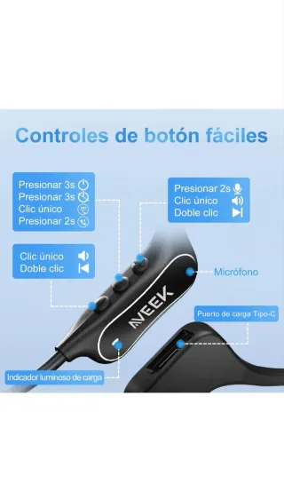 Auriculares Bone Conduction Deportivos