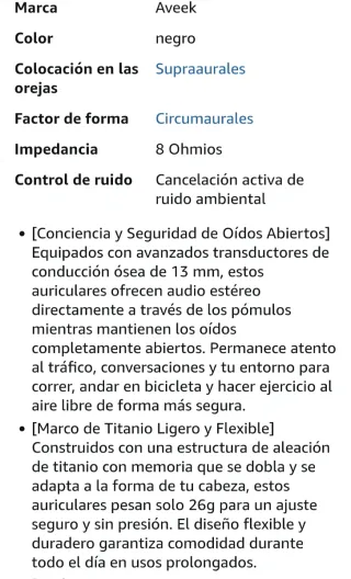 Auriculares Bone Conduction Deportivos