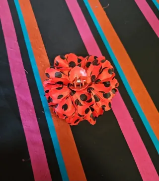 Disfraz Sevillana Niña Rojo Lunares talla 6