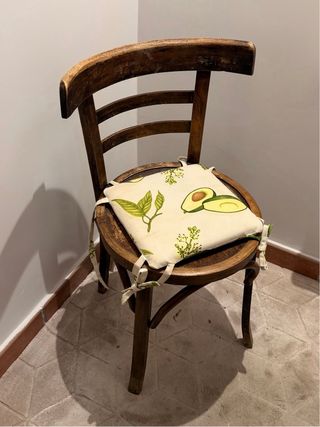 8 Sillas Bistro Madera Vintage