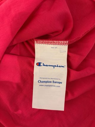Camiseta Champion Mujer Roja Talla M
