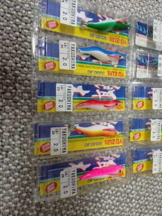 10 señuelos de pesca Yo-Zuri Yamashita squid jig