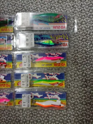 10 señuelos de pesca Yo-Zuri Yamashita squid jig