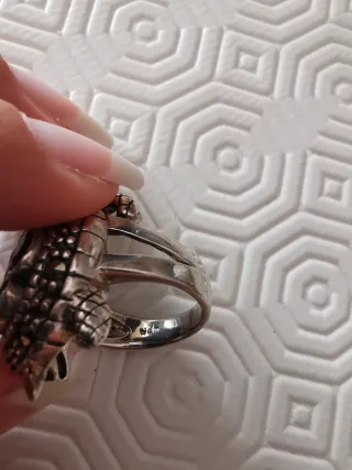 Anello Argento con Pietre Multicolor