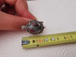 Anello Argento con Pietre Multicolor