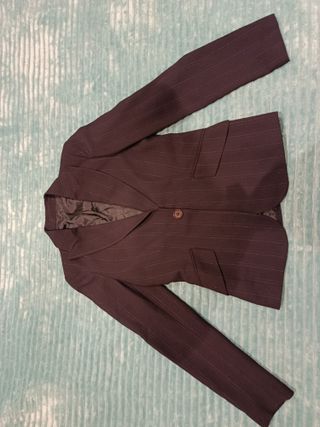 Americana azul marino, talla S