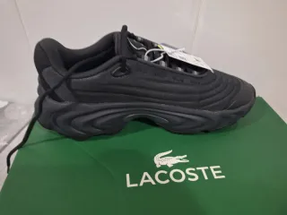Zapatillas Lacoste Hombre T43 Negras Nuevas
