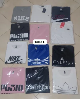 Camisetas.  8€ la unidad