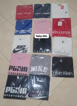 Camisetas.  8€ la unidad