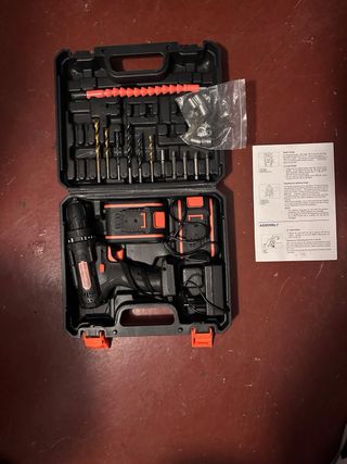 Taladro Atornillador 20V con 2 Baterías