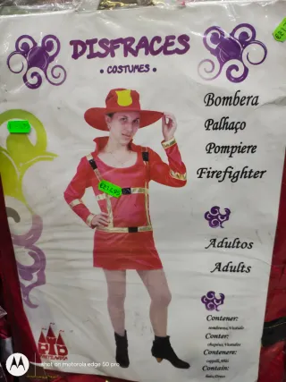 Disfraz Bombera Adulto bombera
