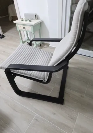 Sillón Ikea Beige y Negro