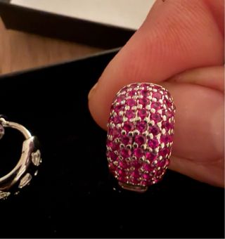 Conjunto Anillo y Pendientes Esmeraldas