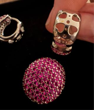 Conjunto Anillo y Pendientes Esmeraldas